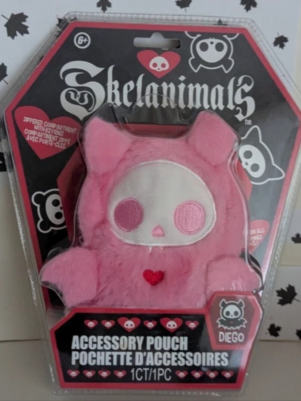 Skelanimals Hasbro Accessory Pouch with Keyring - Diego